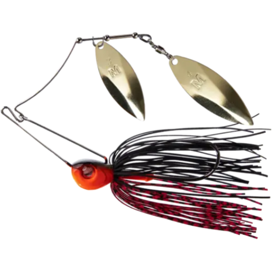 Spinnerbait Mustad Arm Lock, Black/Orange, 14g