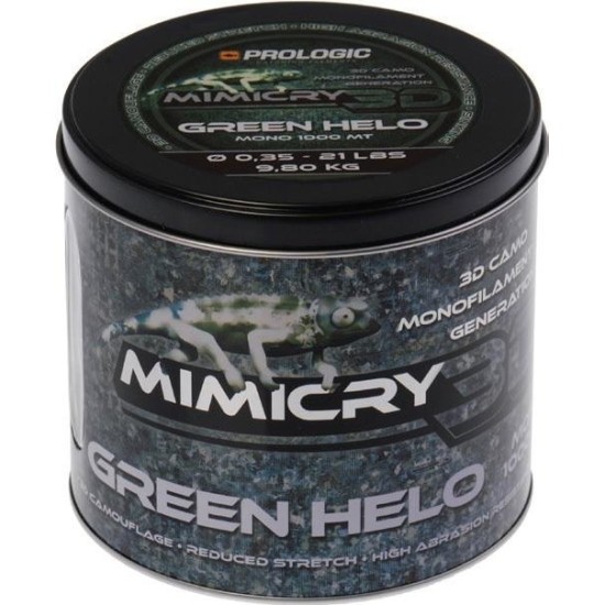 Fir monofilament Prologic Mimicry Green Helo, 0.30mm/7.10kg/1000m Fir monofilament Prologic Mimicry Green Helo, 0.30mm/7.10kg/1000m