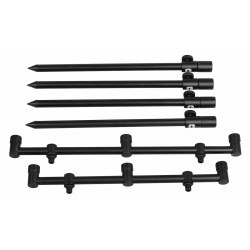 Set Buzz Bars Prologic Black Fire Buzz & Sticks, 3 posturi