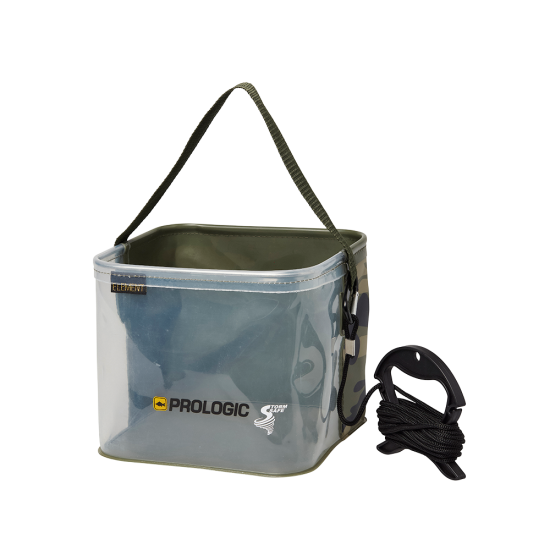 Bac de apă Prologic Element Rig/Water Bucket, Transparent/Camo, Medium, 7.9L