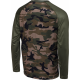 Bluză Prologic UV Long Sleeve, Camo Green, Large
