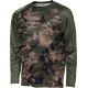 Bluză Prologic UV Long Sleeve, Camo Green, Large
