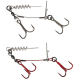Montură Savage Gear Carbon49 Corkscrew Stinger, Nr.1, 10cm/23kg, 2buc/plic Montură Savage Gear Carbon49 Corkscrew Stinger, Nr.1, 10cm/23kg, 2buc/plic