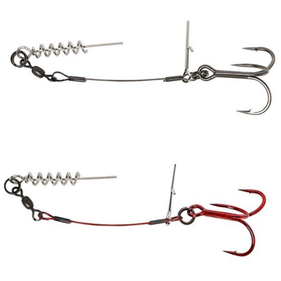 Montură Savage Gear Carbon Corkscrew Stinger, Nr.1, 2buc/plic Montură Savage Gear Carbon Corkscrew Stinger, Nr.1, 2buc/plic