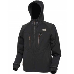 Jachetă impermeabilă Savage Gear Softshell, Black, 2X-Large