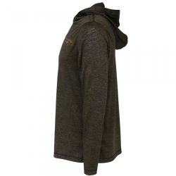 Hanorac Savage Gear Fighter Stretch Hoodie, Burnt Olive Melange, Small