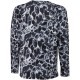 Bluză Savage Gear Night UV Long Sleeve, Black Waterprint, Large