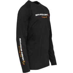 Bluză Savage Gear Signature Long Sleeve, Black Caviar, Large