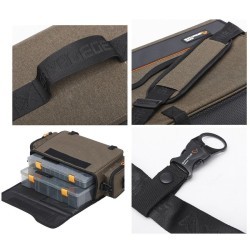 Geantă de șold + 2 cutii Savage Gear Specialist Shoulder Lure Bag, 16x40x22cm