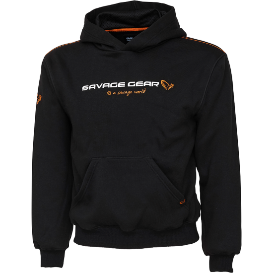 Hanorac Savage Gear Junior Logo, Black Ink, Small (10-12 ani) Hanorac Savage Gear Junior Logo, Black Ink, Small (10-12 ani)
