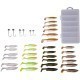 Kit năluci + accesorii Savage Gear Fat Minnow T-Tail Kit, 30+6buc