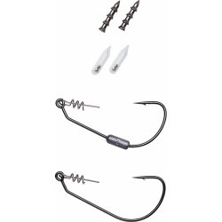 Kit Savage Gear Mini Gravity Stick, White, 12cm/13g, 6+6buc/set