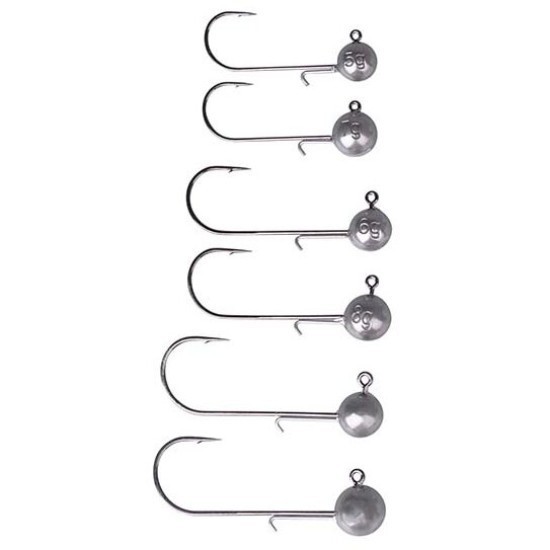 Jig Savage Gear Ball Head Tournament, Nickel, Nr.5/0/5g, 25buc/plic Jig Savage Gear Ball Head Tournament, Nickel, Nr.5/0/5g, 25buc/plic