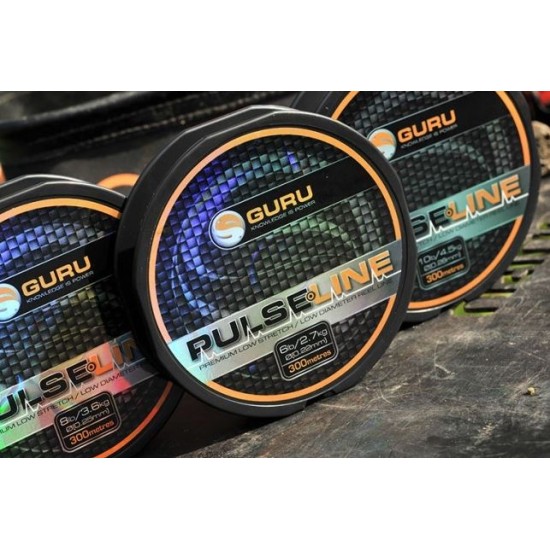 Fir monofilament Guru Pulse Line, Transparent, 0.20mm/2.26kg/300m