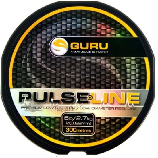 Fir monofilament Guru Pulse Line, Transparent, 0.20mm/2.26kg/300m