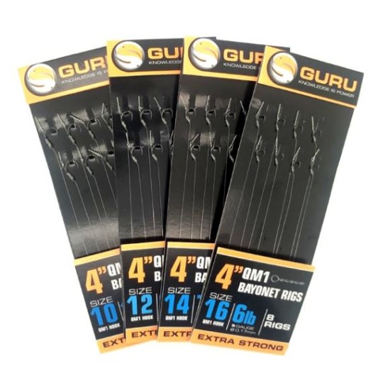 Riguri Guru QM1 Bayonet Rigs, Nr.14, 0.19mm/10cm, 8buc/plic