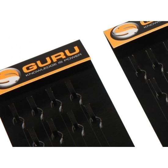 Cârlige legate Guru Kaizen, Nr.10, 0.19mm/15cm, 8buc/plic