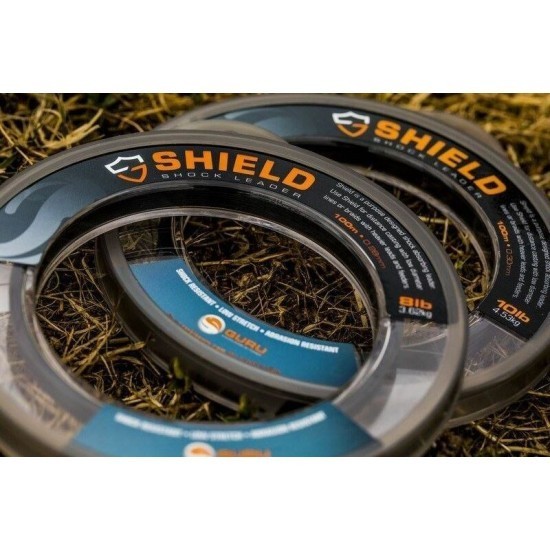 Fir fluorocarbon Guru Shield Shockleader, 0.30mm/10lbs/100m