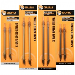 Tijă interschimbabilă cu elastic alb Guru X-Safe Speed Stems Light, Mini, 2buc/blister