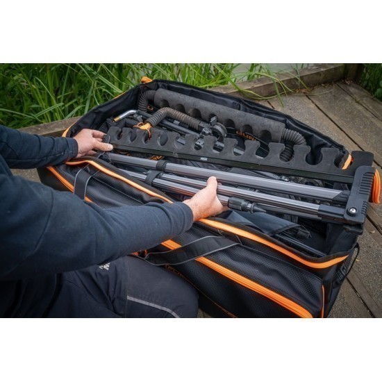 Geantă Guru Fusion Carryall, Black/Orange, 85x26x25cm