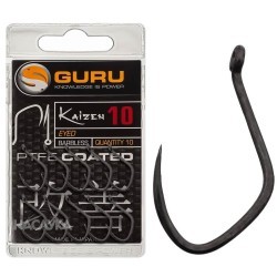 Cârlige Guru Kaizen Eyed Barbless, Nr.20, 10buc/plic