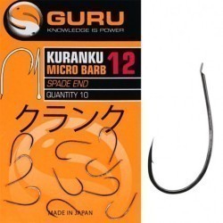 Cârlige Guru Kuranku, Negru, Nr.12, 10buc/plic