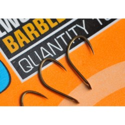 Cârlige Guru LWG Barbless Eyed, Black, Nr.20, 10buc/plic