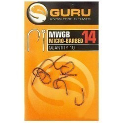 Cârlige Guru MWGB Micro-Barbed, Black, Nr.12, 10buc/plic