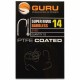 Cârlige Guru Super MWG Barbless Eyed, Gri, Nr.18, 10buc/plic