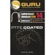 Cârlige Guru Super Pellet Waggler Eyed Barbless, Smoke, Nr.10, 10buc/plic