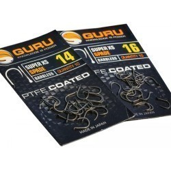 Cârlige Guru Super XS Spade Barbless, Smoke, Nr.20, 10buc/plic