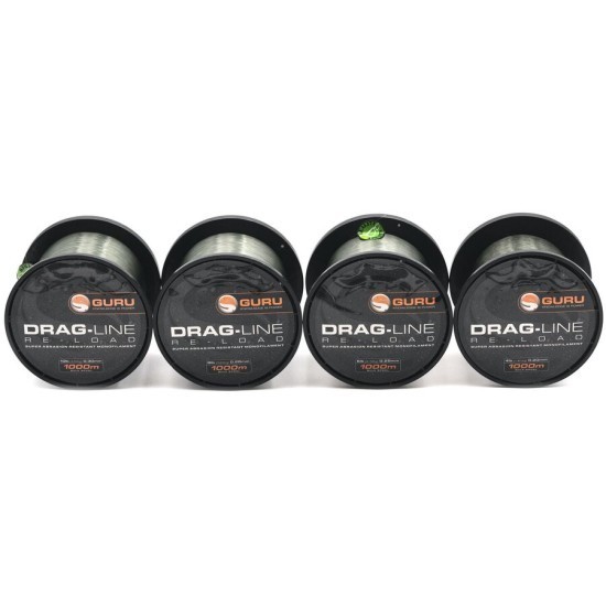 Fir monofilament Guru Drag Line, 0.20mm/1.81kg/4lb, 1000m
