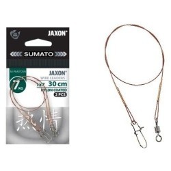 Strună Jaxon Sumato Nylon Coated 1x7, 20cm/7kg, 2buc/plic