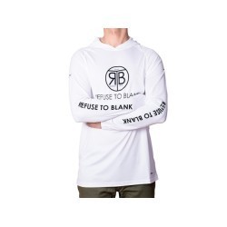Bluză RTB UV Long Sleeve Hoodie UPF 50+ Bright White, 2X-Large