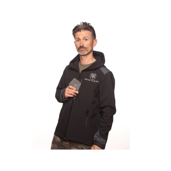 ﻿Jachetă RTB New Wave Softshell Fleece Insulated, Grey/Black, 2X-Large