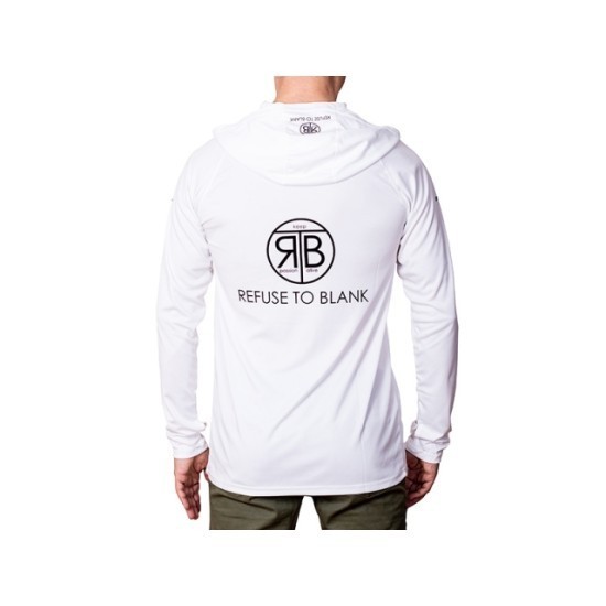 Bluză RTB UV Long Sleeve Hoodie UPF 50+ Bright White, Medium