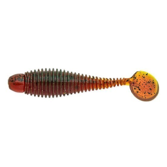 GRUB LUNKER CITY GRUBSTER MOTOROIL PEPPER 7.2CM 10BUC/PLIC