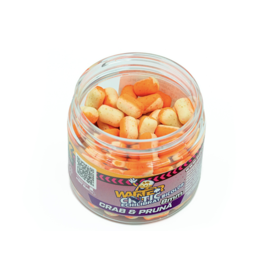Wafter bicolor CPK Crab & Prună, 8mm, 25g Wafter bicolor CPK Crab & Prună, 8mm, 25g