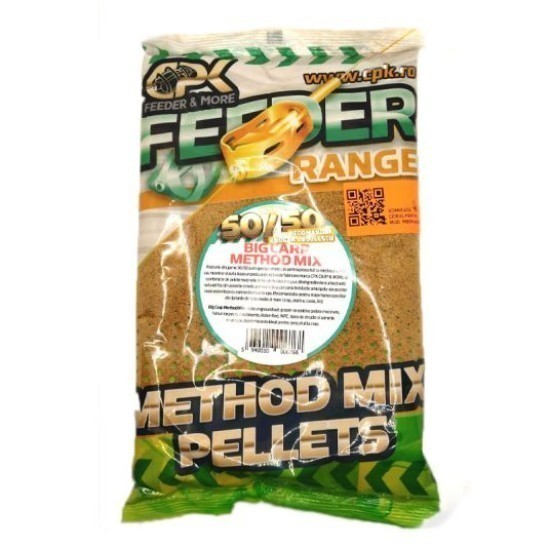 Nadă groundbait CPK 50/50 Method Feeder, Big Carp, 900g
