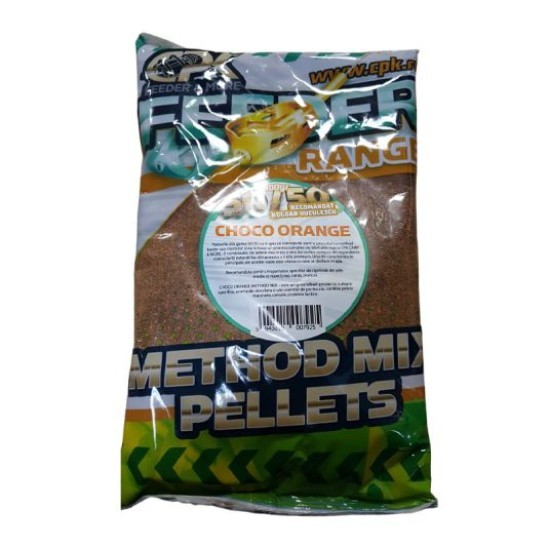 Nadă groundbait CPK 50/50 Method Feeder, Choco Orange, 900g