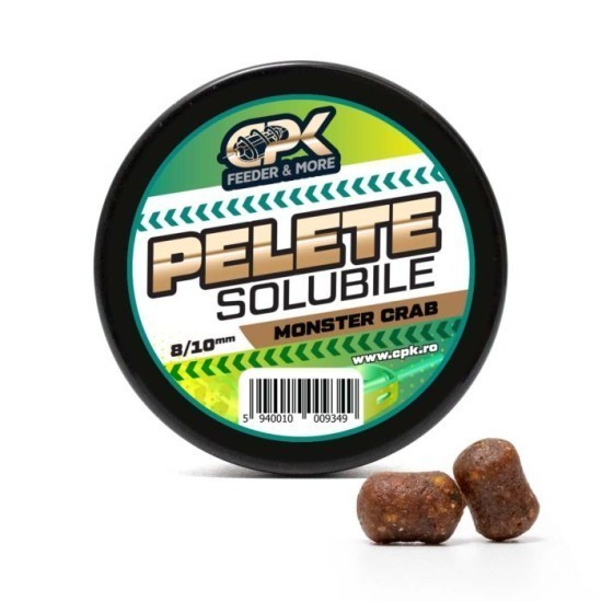 Pelete solubile feeder CPK, 8-10mm, Monster Crab, 40g Pelete solubile feeder CPK, 8-10mm, Monster Crab, 40g
