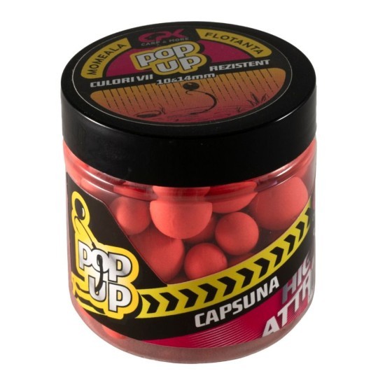 Pop-up CPK High Attract, 10-14mm, Căpșună, 40g Pop-up CPK High Attract, 10-14mm, Căpșună, 40g