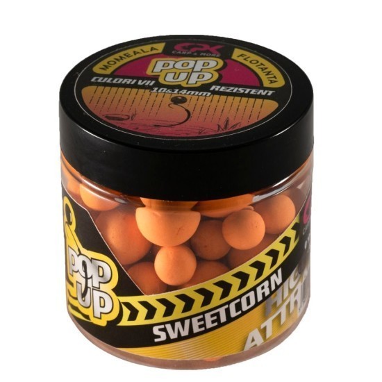 Pop-up CPK High Attract, 10-14mm, Sweetcorn, 40g Pop-up CPK High Attract, 10-14mm, Sweetcorn, 40g