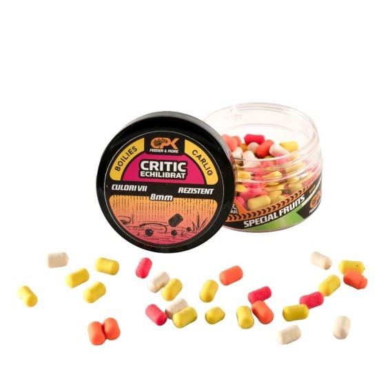 Boilies de cârlig critic echilibrat CPK Feeder, 8mm, Special Fruits, 25g