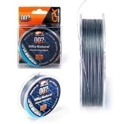 Fir textil CPK 007 Silky Natural Feeder Hooklink, Grey, 0.14mm/5.44kg/15m