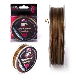 Fir textil CPK 007 Silky Natural Feeder Hooklink, Brown, 0.20mm/9.90kg/15m