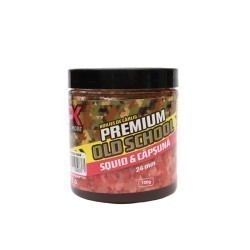 Boilies de cârlig CPK Premium Old School Dumbell, 24mm, Squid & Căpșună, 100g