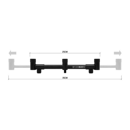 Buzz bar reglabil Delphin FlexiBuzz XL, 25-35cm, 3 posturi Buzz bar reglabil Delphin FlexiBuzz XL, 25-35cm, 3 posturi