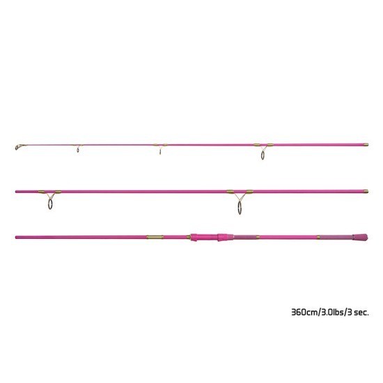 Lansetă Delphin Queen Candy, 3.60m/3.0lbs, 3buc