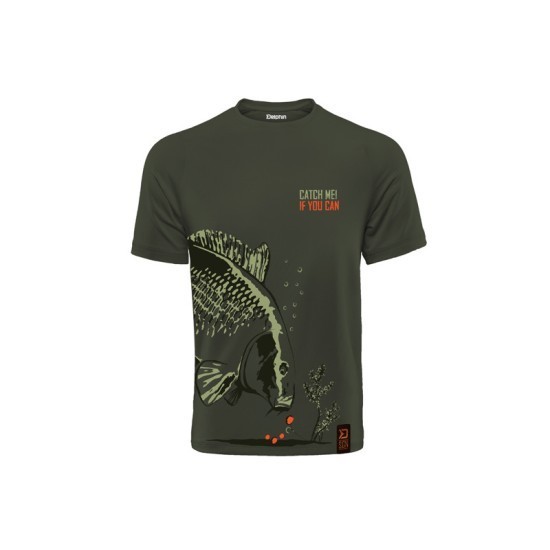 Tricou Delphin Catch Me Carp NX, Verde, X-Large